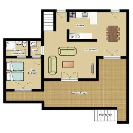 Sleeps 6 Pool Air Con Wifi *
